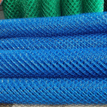 Chainlink Fencing Blue