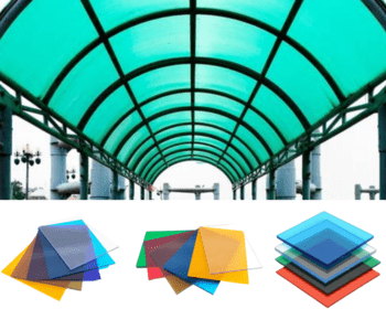Plain polycarbonate sheet
